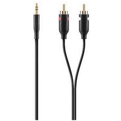 Belkin Audio Portable Cable 3.5mm/2xRCA Female/ Male - F3Y116BF2M